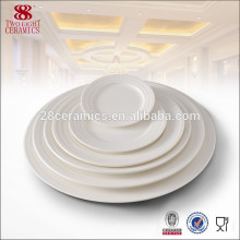 Made in China vaisselier vaisselle plat blanc en gros assiettes